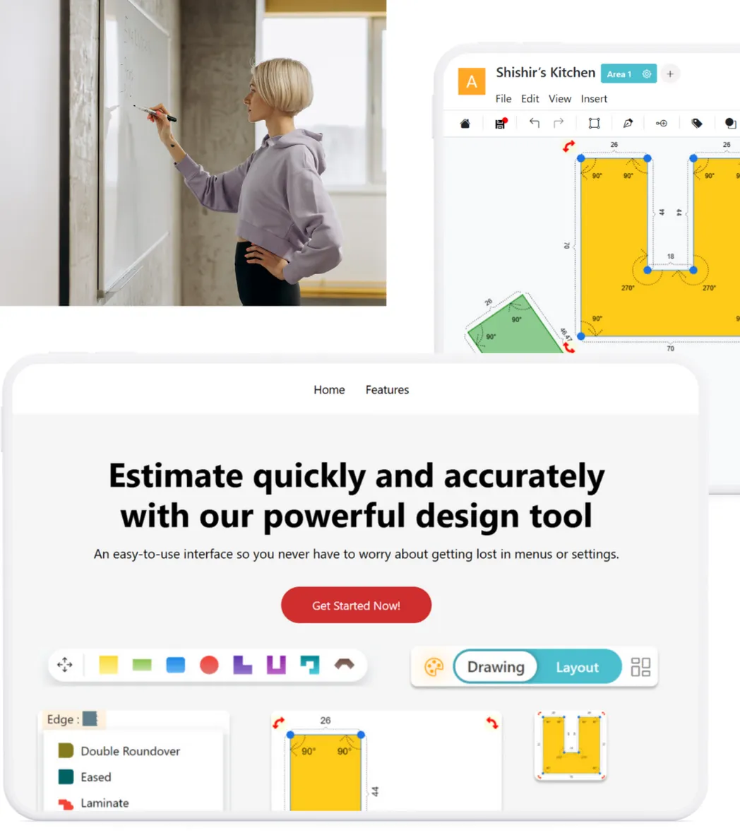 Process illustration showing search-based development at Tech Deck Labs